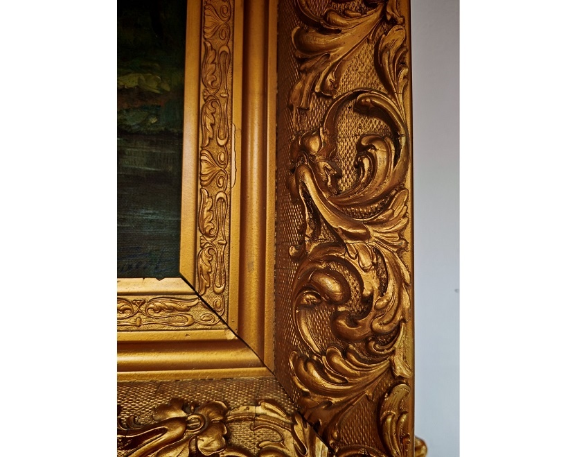 Obraz olej na platne v hrubom ráme - 2