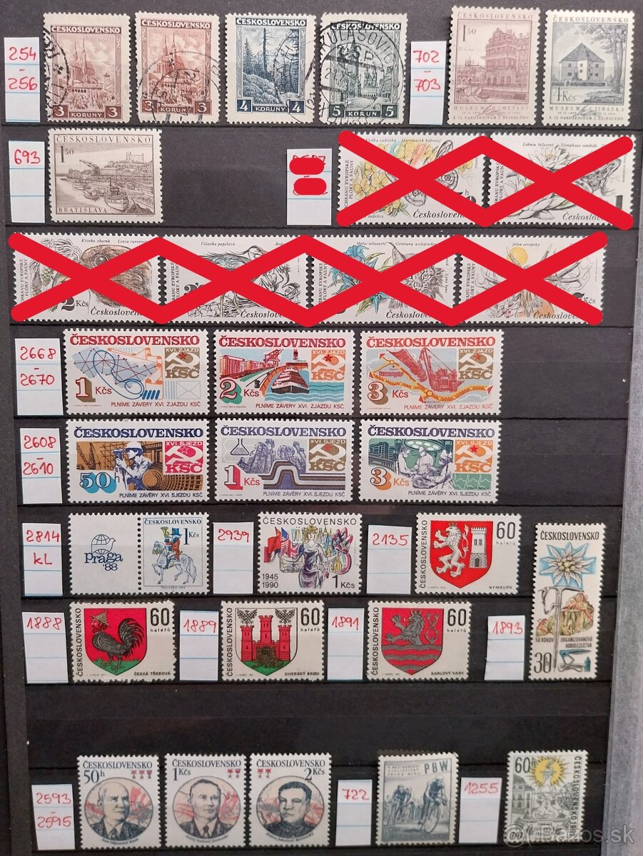 Známky ČESKOSLOVENSKO – 4 - 2