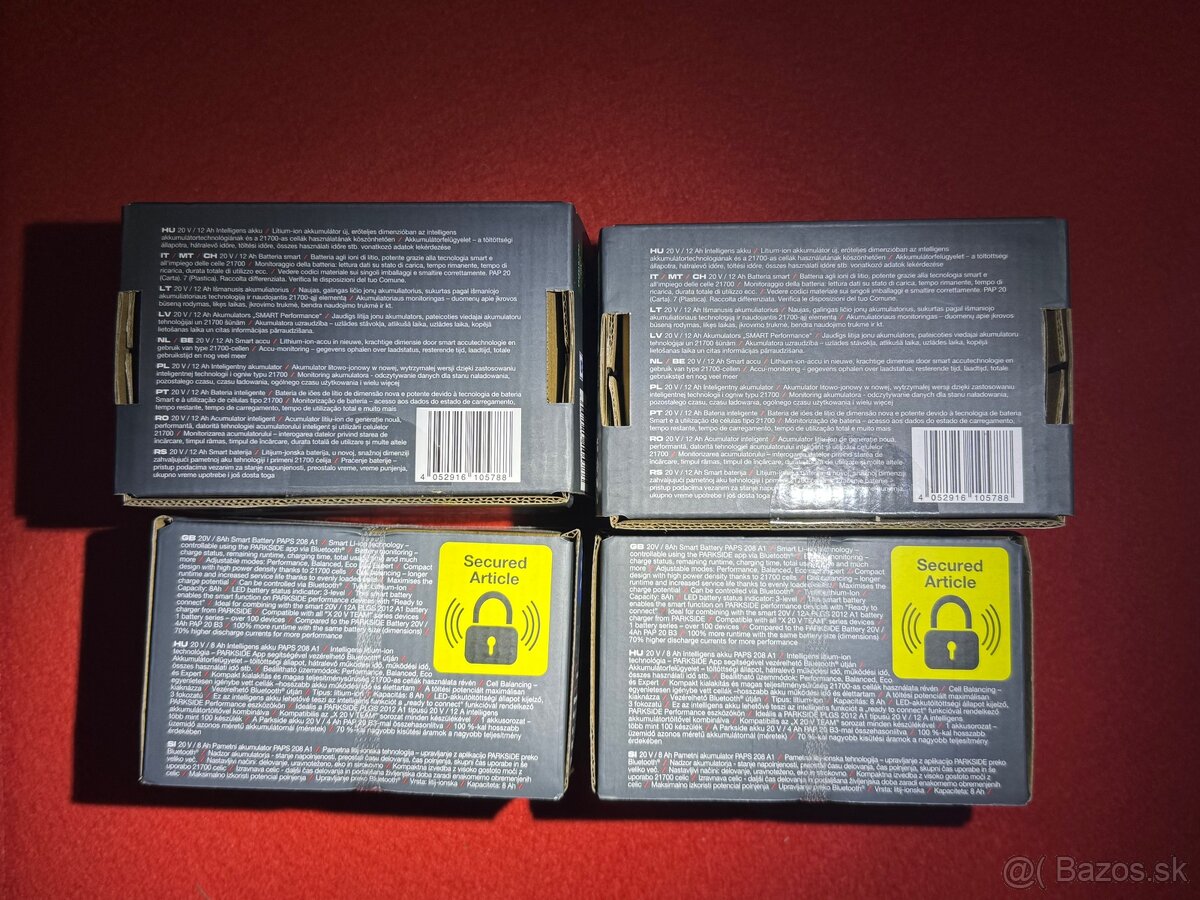 Predam nové 8ah a 12ah batérie parkside - 2