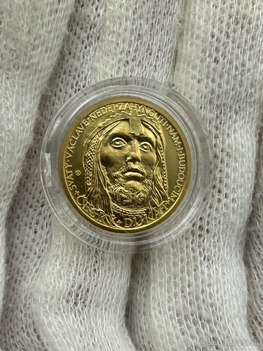 Dukát Svätováclavský dukát 2024 ČNB investične zlato - 2