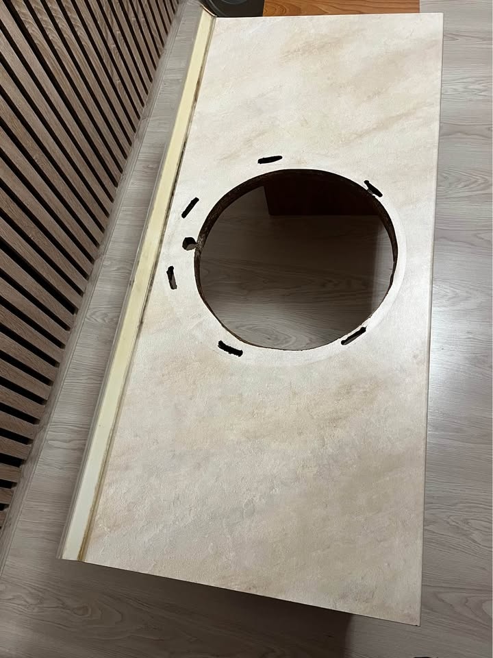 Pracovná doska s drezom – dekor mramoru (BA) - 2