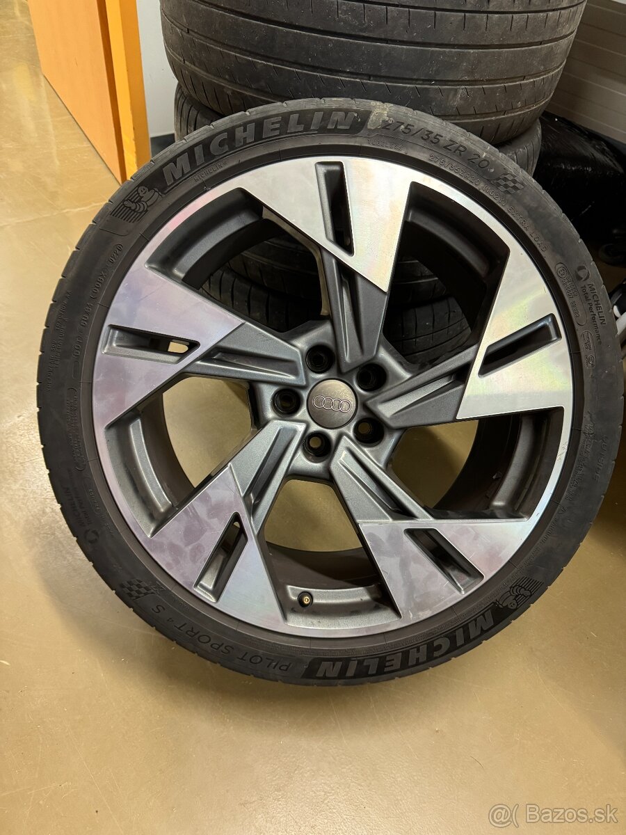 Audi original elektrony 5x112 r20 + michelin 275/35 R20 - 2