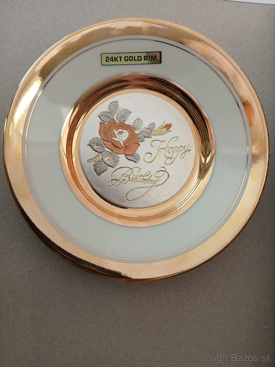 Mandarin the Art of Chokin - čínsky porcelán, ozdobný tanier - 2