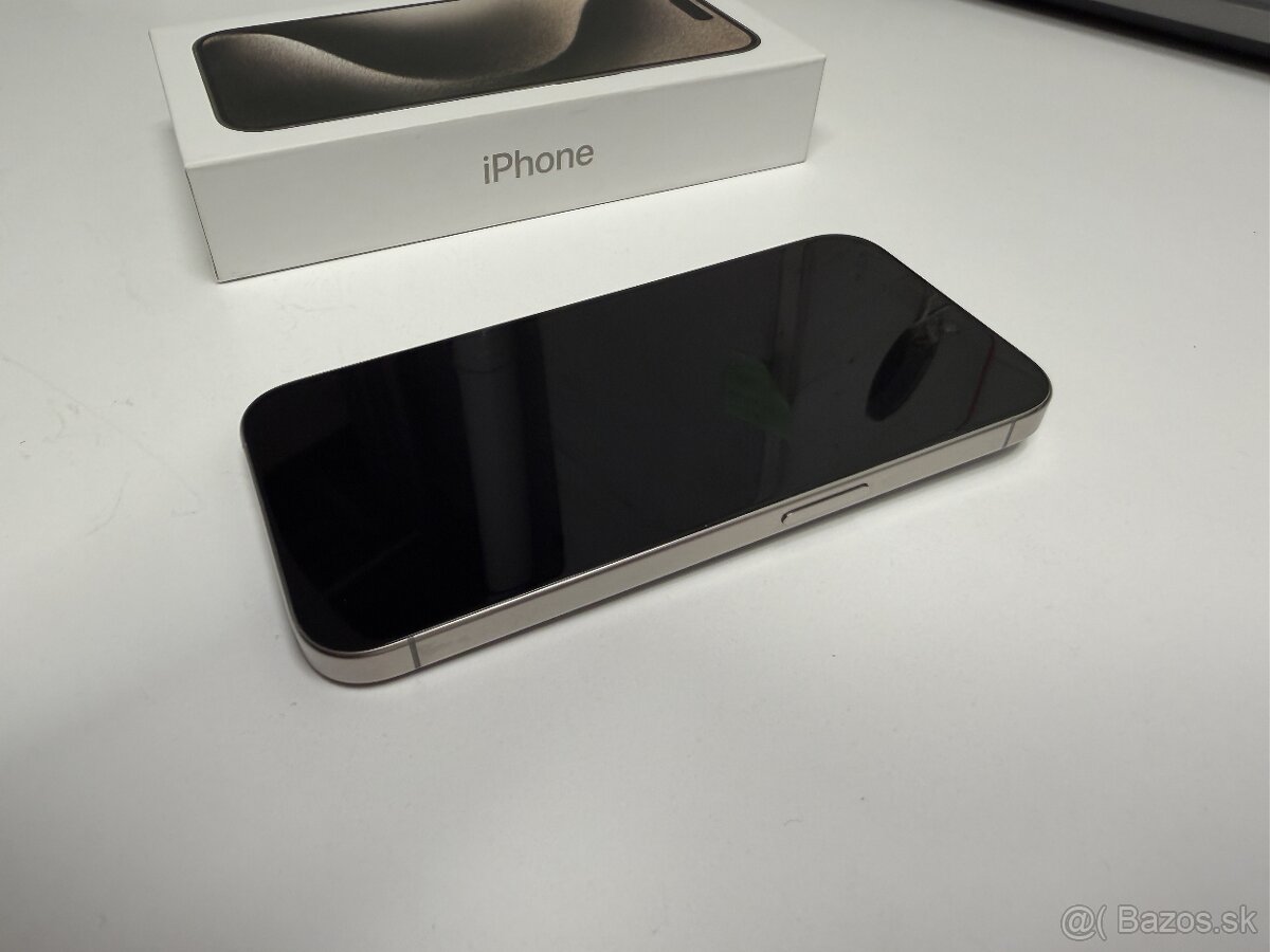 Apple iPhone 15 PRO 512GB, natural titanium v záruke Telekom - 2