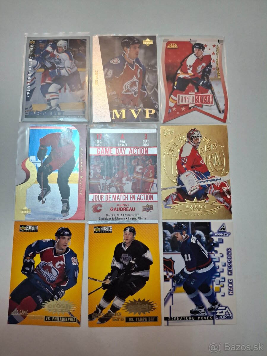 Hokejove karty,karticky - inzerty - 2