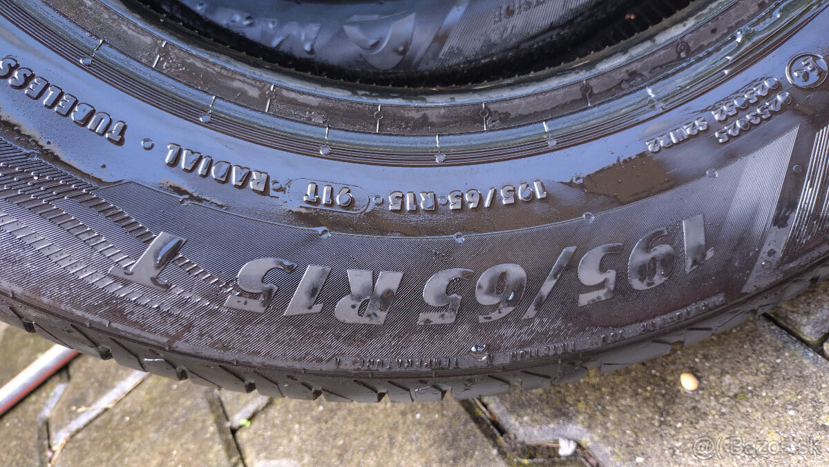 Predám Letné pneumatiky, 195 / 65 R15 - 2