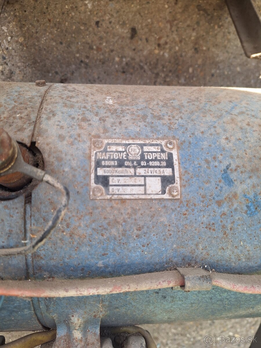 Prídavné kúrenie - bufík Tatra - 2