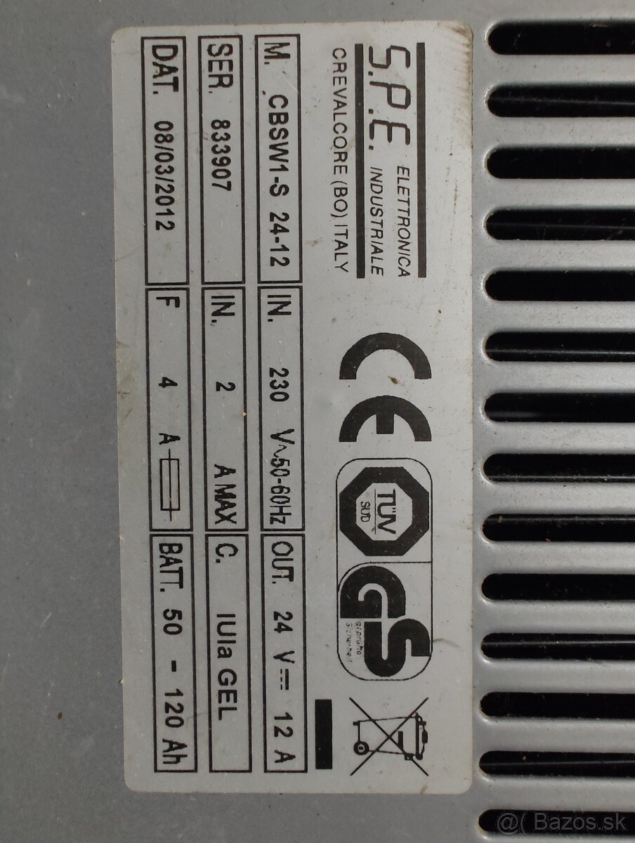 nabíjačka autobatérií CBSW1-S - 2