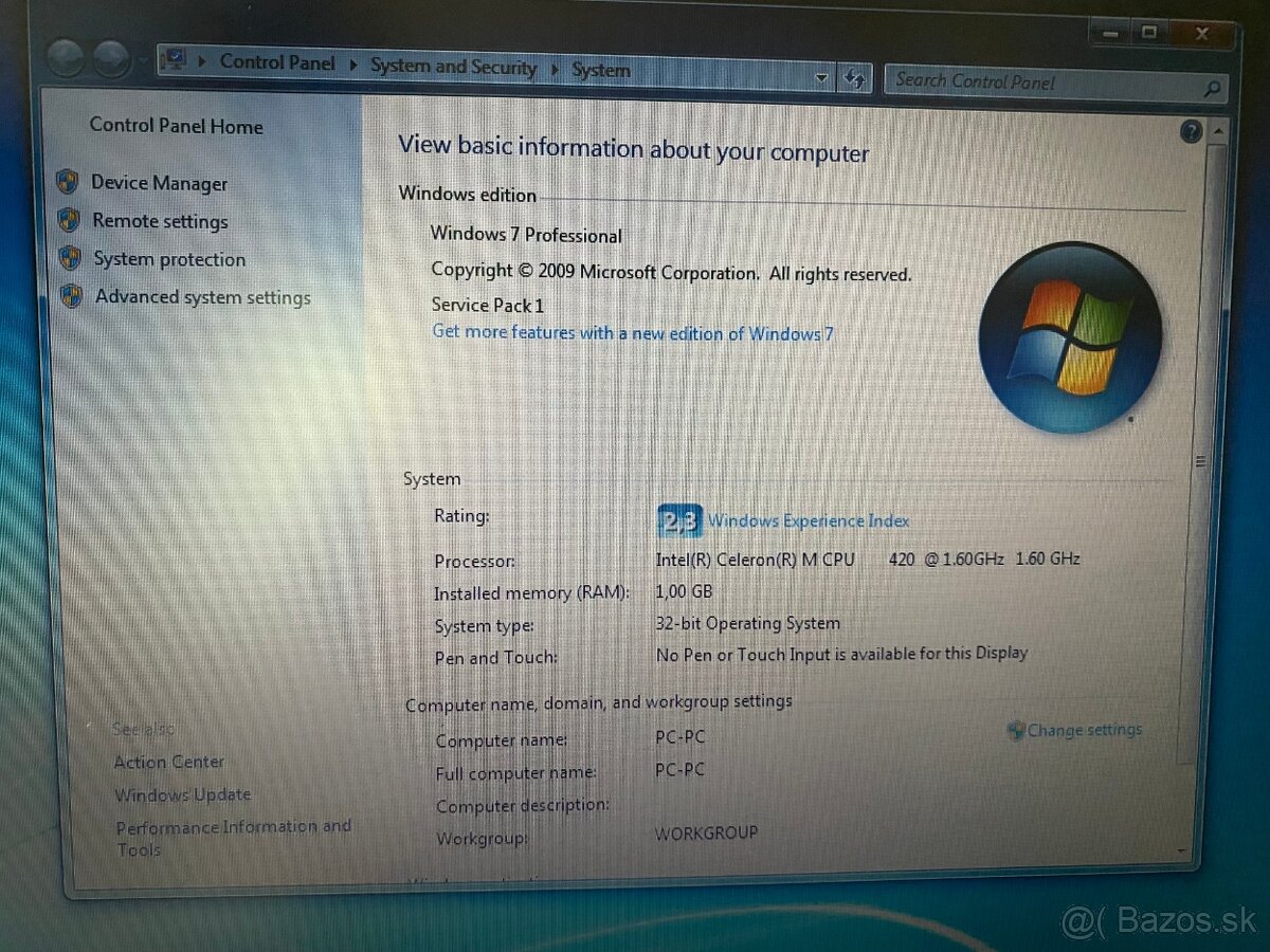 Predám Notebook Acer - 2