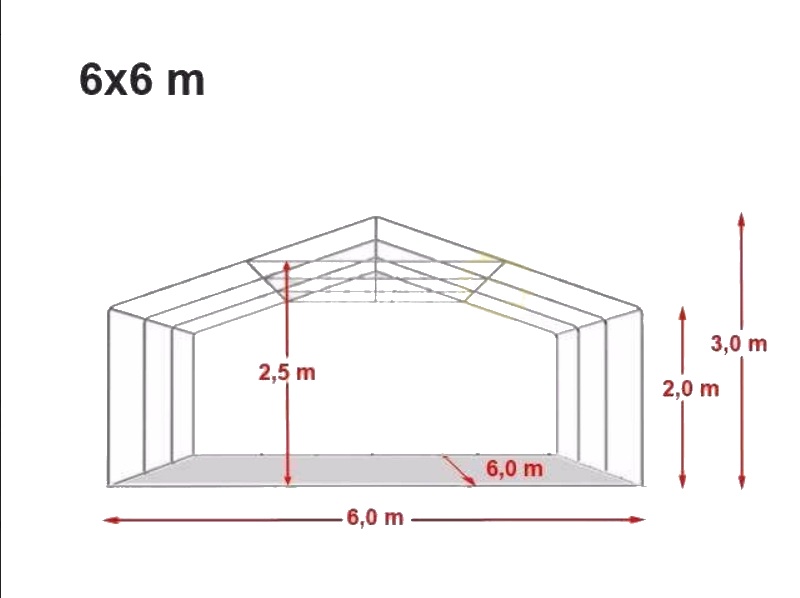 Party stan 6x6m, 12x6m - 2