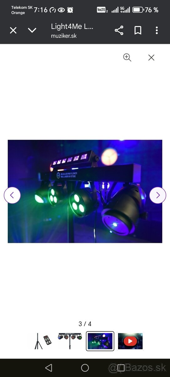 Predám multiefekt Light 4Me - 2