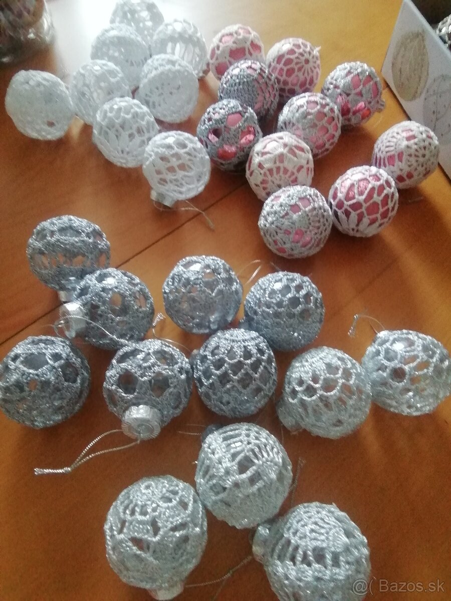 Háčkované vianočné ozdoby - 2