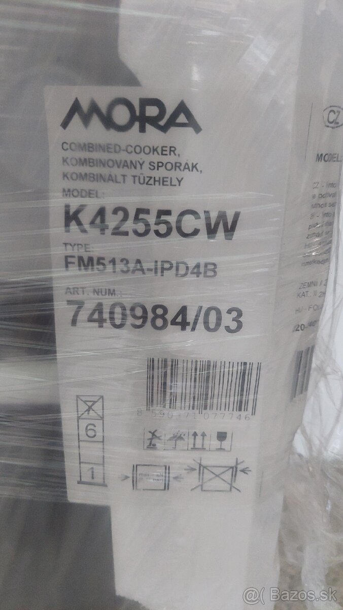 Kombinovany sporak Mora K4255CW - 2