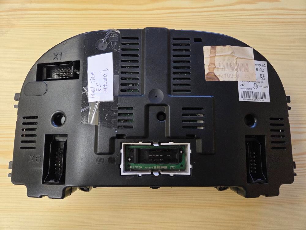 MAN TGA TGX přístrojová deska - 2