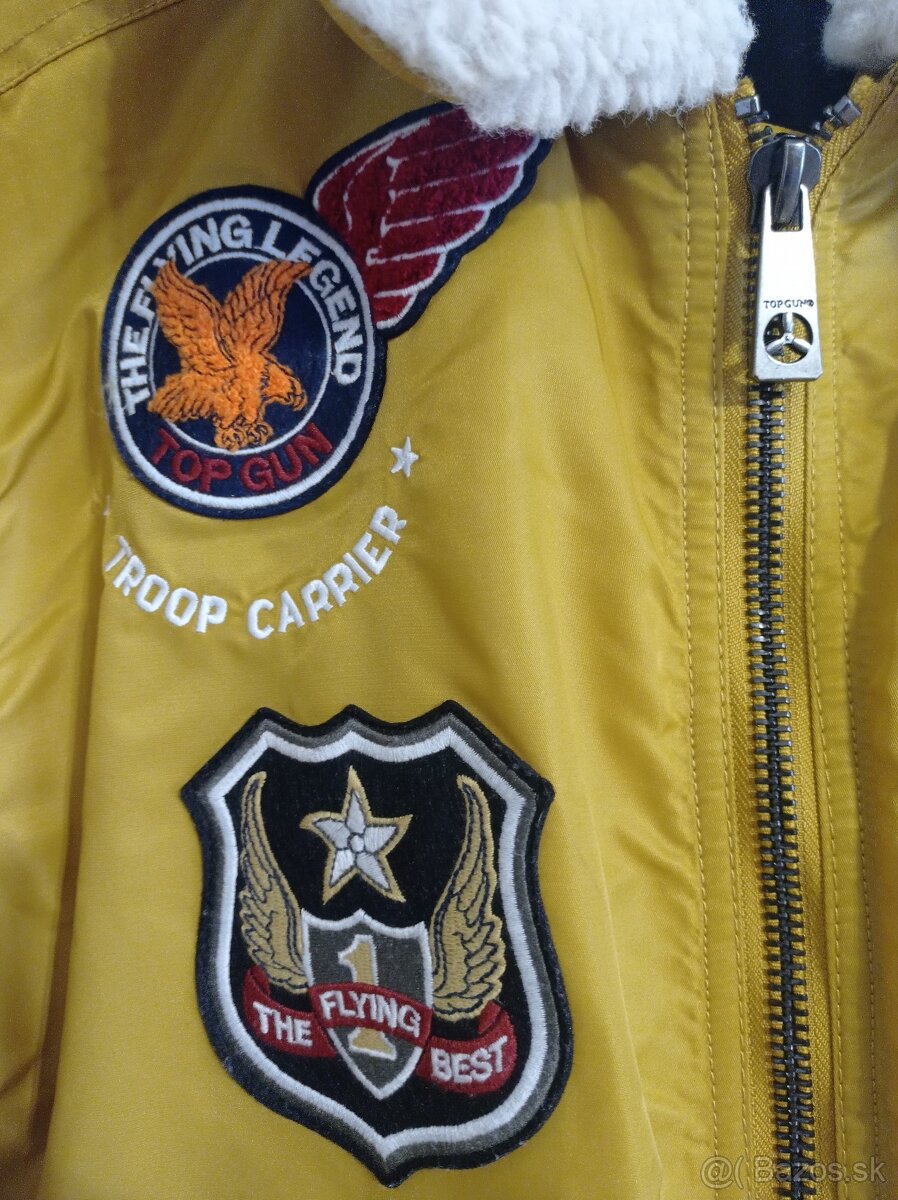 Zimná bomber bunda Top GUN - 2