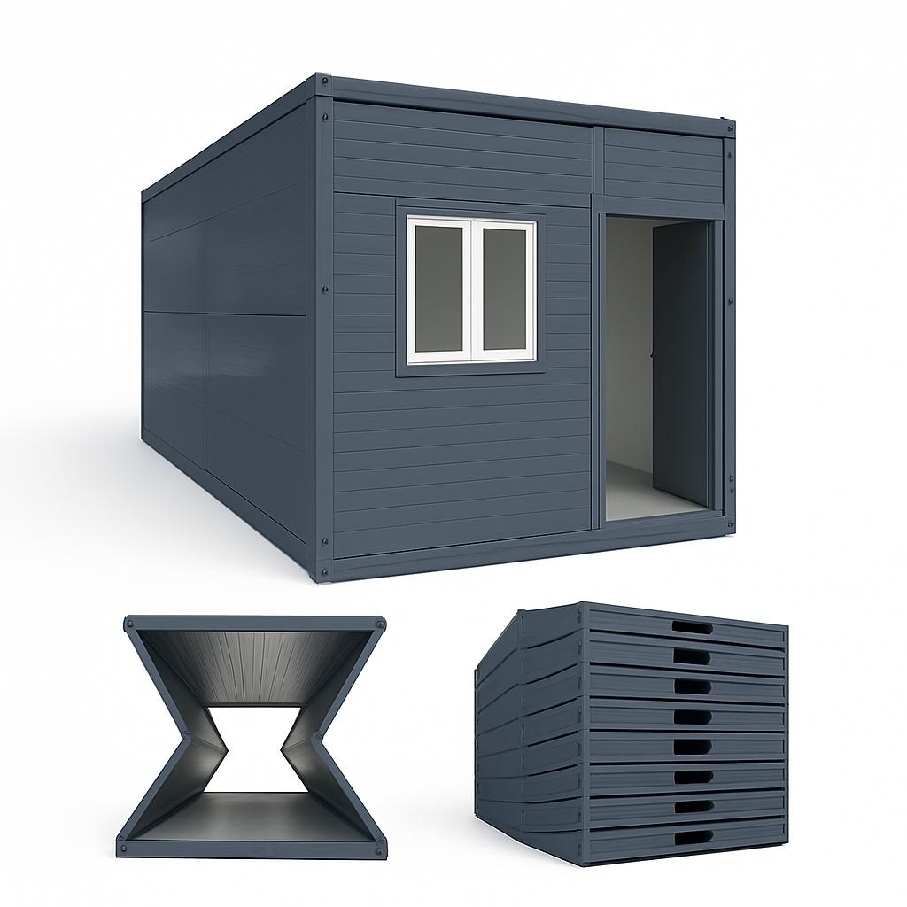 NOVY skladaci kontajner, unimobunka VIDEO - 2