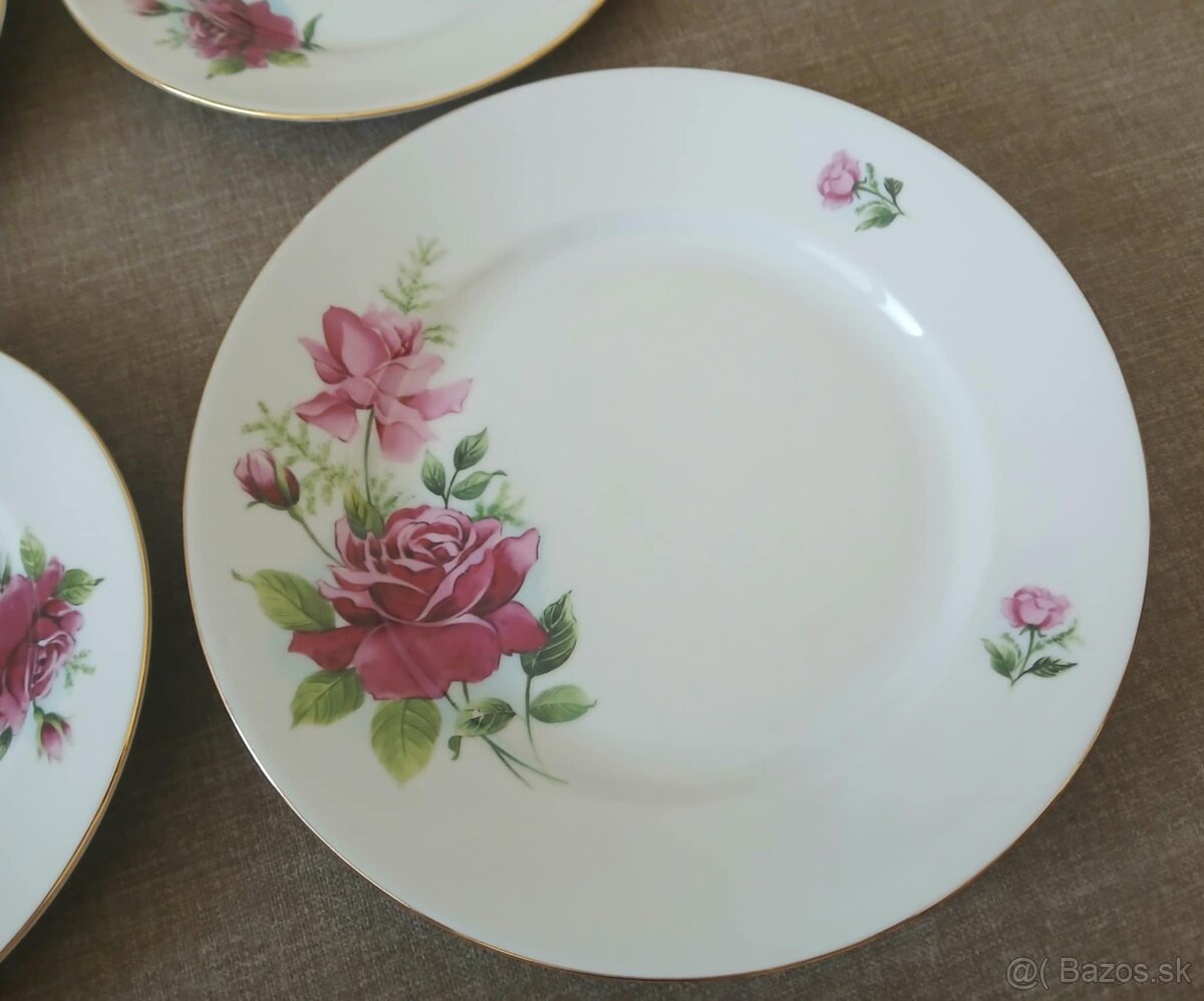 Taniere na doplnenie - 6kusov - vzor ruža - 2