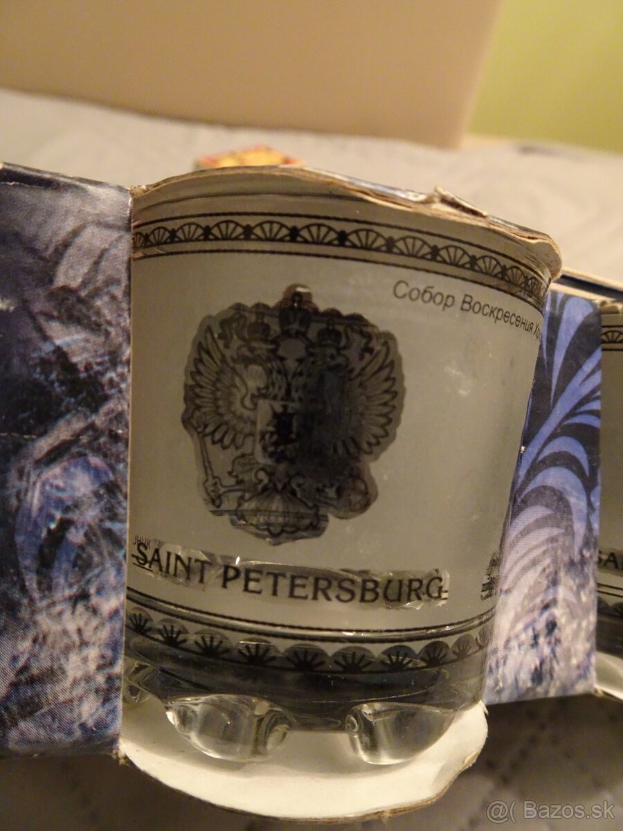 Predám umelecké krásne poháre SANKT PETERSBURG - 2