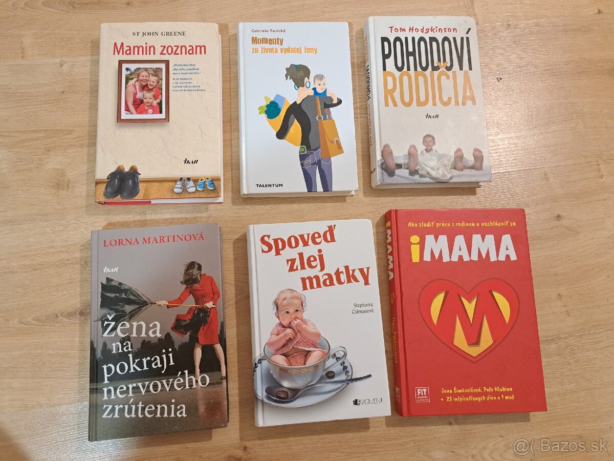 Knihy rôzne spolu 10eur - 2