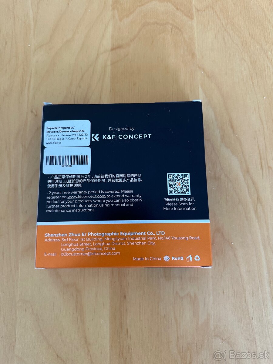 K&F Concept UV filter 72mm - 2