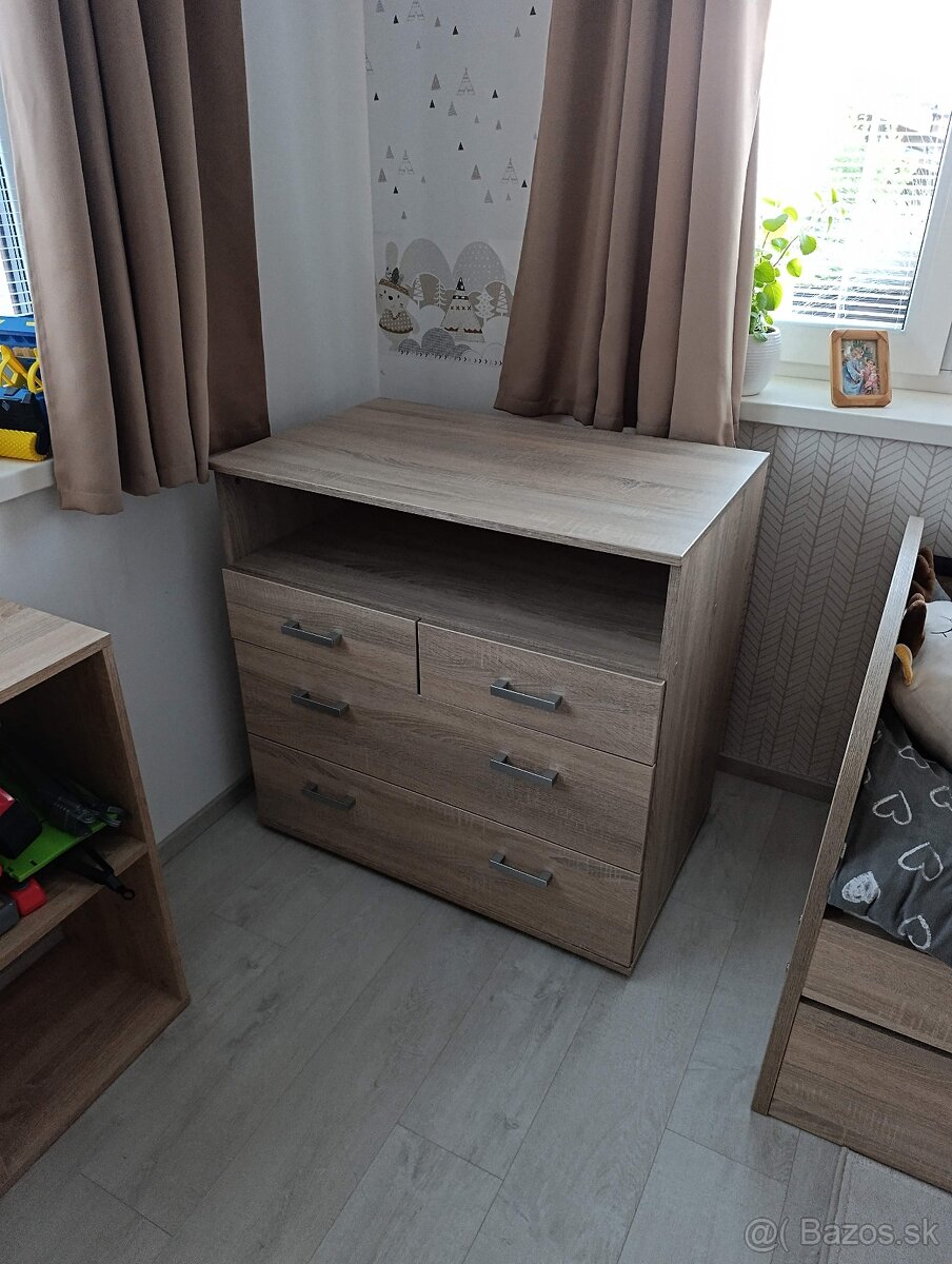 Komoda s prebaľovacim pultom - 2