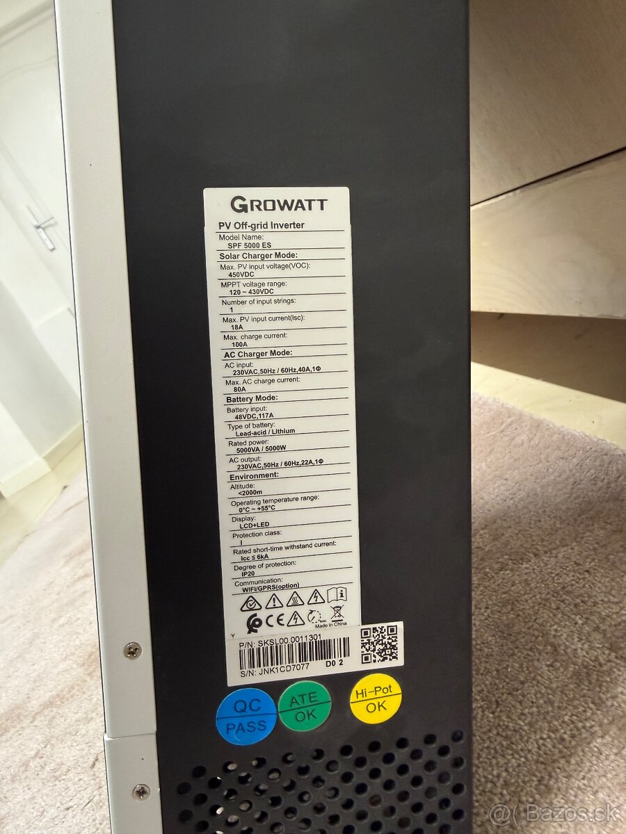 Solárny menič Growatt SPF 5000 ES 5kW - 2