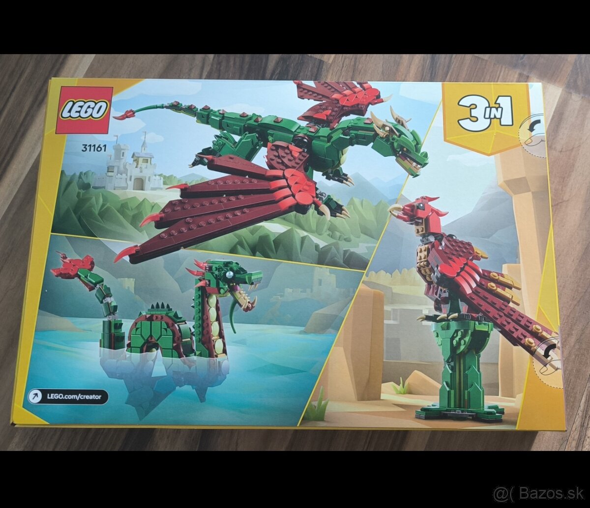 Lego 31161 zeleny drak - 2