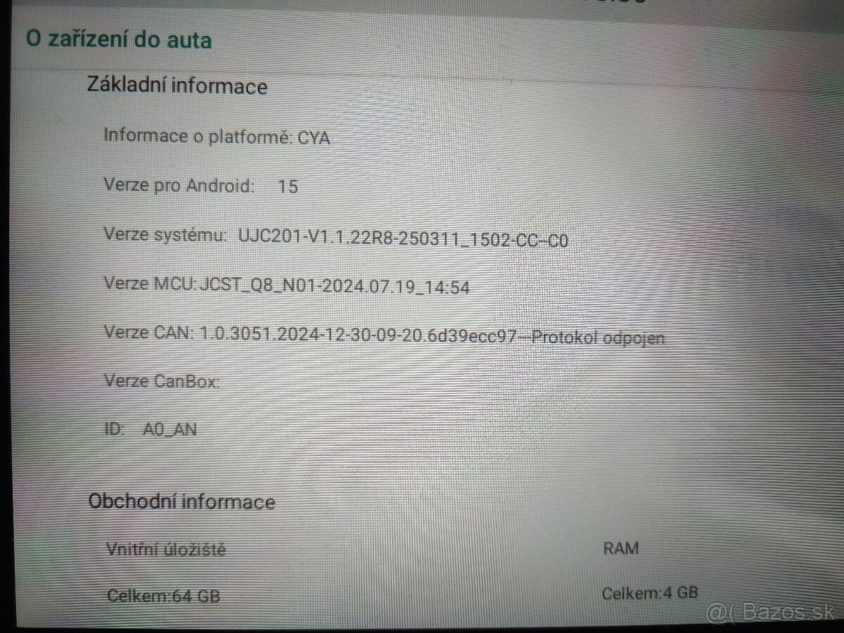 Predám 2Din 10 ´autorádio Android 15 Podofo A3454 - 2