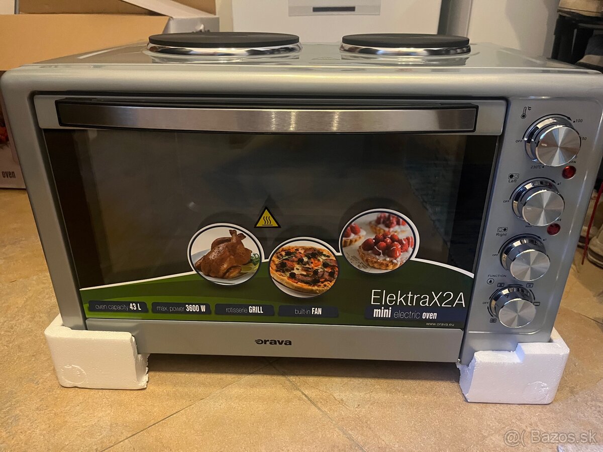 Orava Elektra-X2A mini rúra + dvojplatnička - 2