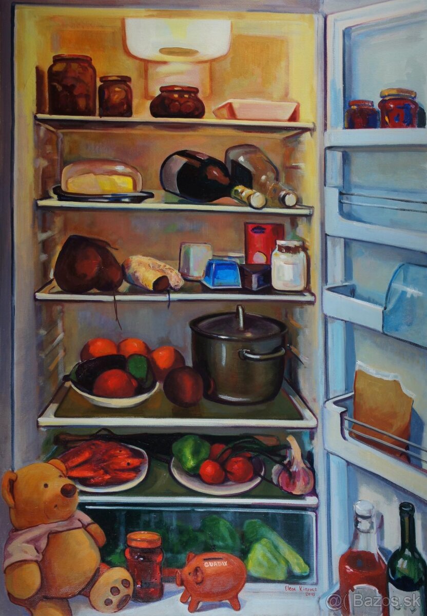 Olejomaľby,kombinované techniky - Elena Petrova Kinovar II - 2