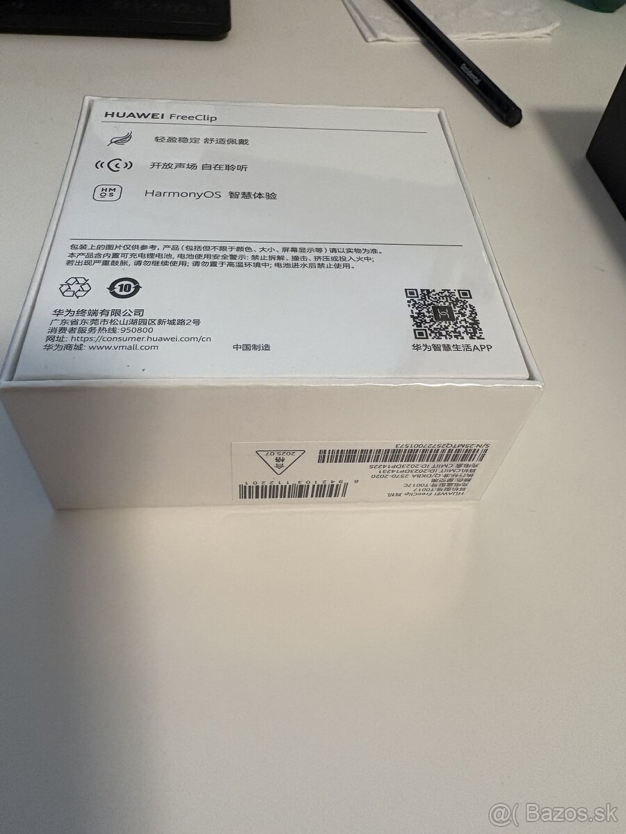 Predam Slúchadlá Huawei FreeClip - 2