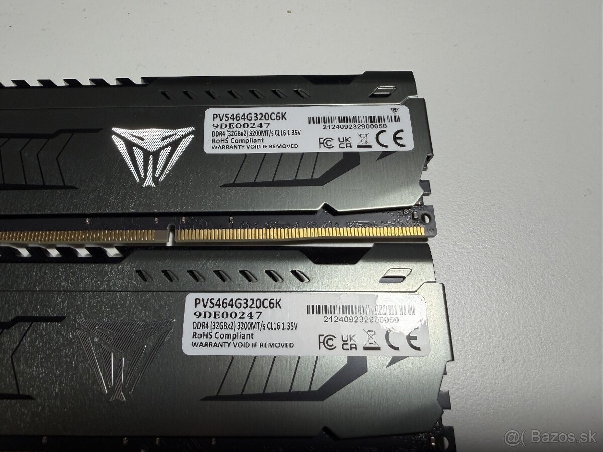 Patriot Viper Steel 64GB KIT DDR4 3200Mhz CL16 - 2