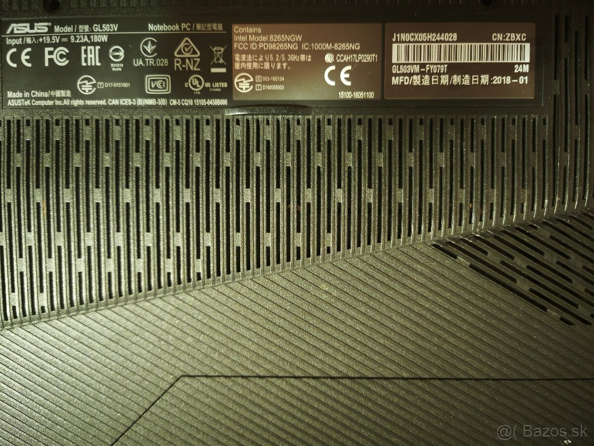 ASUS STRIX gl503vm fy079t - 2