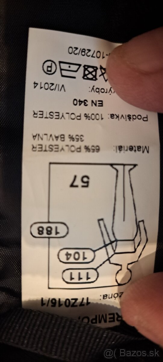 Zimný policajný overal - 2