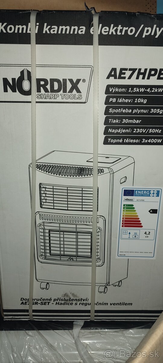 Ohrievač -Komninovane kamna elektrika+plyn - 2