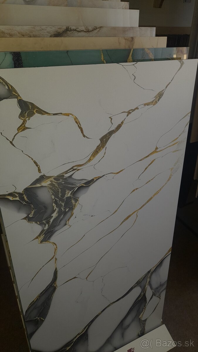 Dlazba čierno zlatá 60x120 matná - 2