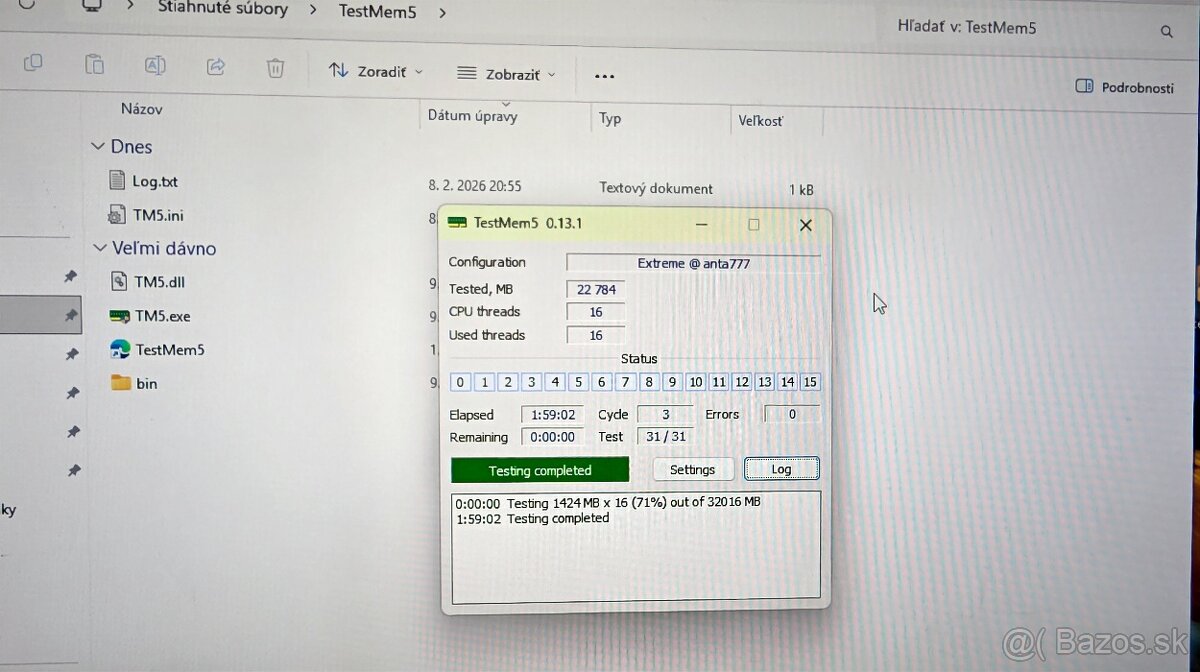 Predám DDR5 RAM SO-DIMM 32GB kit SKhynix - 2