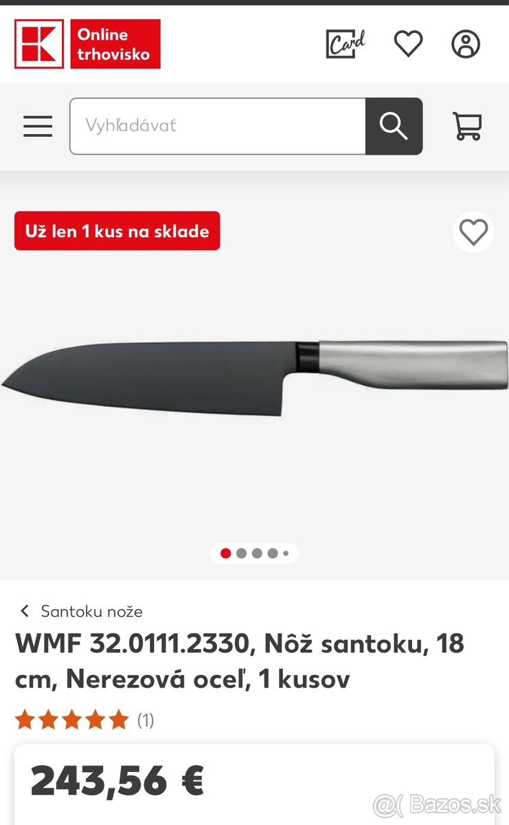 Nôž WMF Ultimate Black SANTOKU - 2