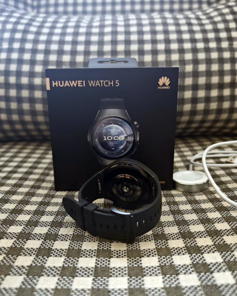 Huawei Watch 5 46 mm LTE Čierne E-sim - 2