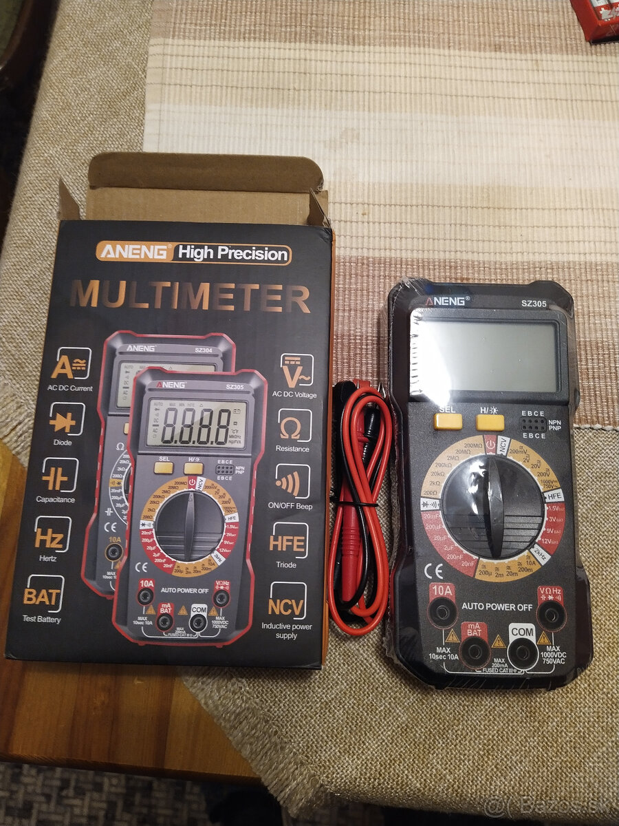 Predám multimeter ANENG SZ305 - 2