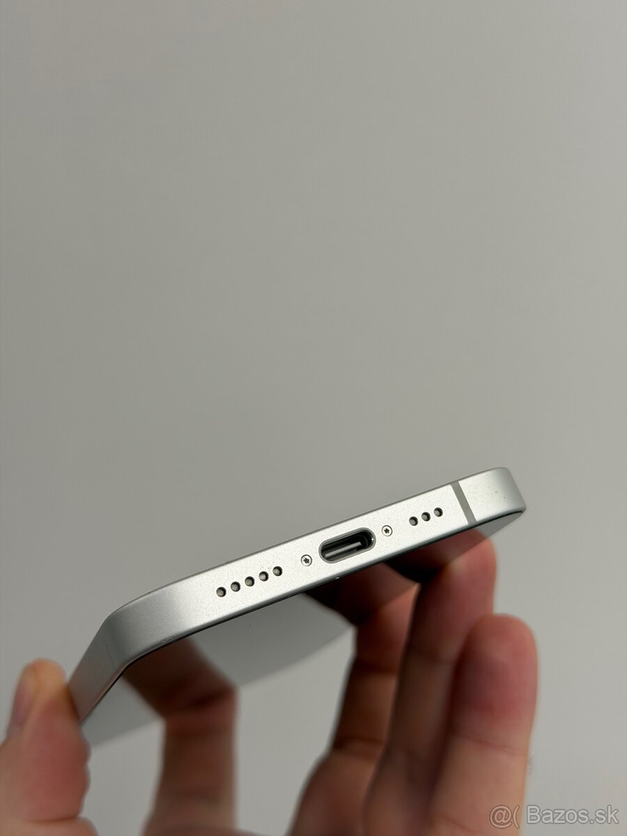 Predám Apple iPhone 16e White 128GB Black– top stav - 2