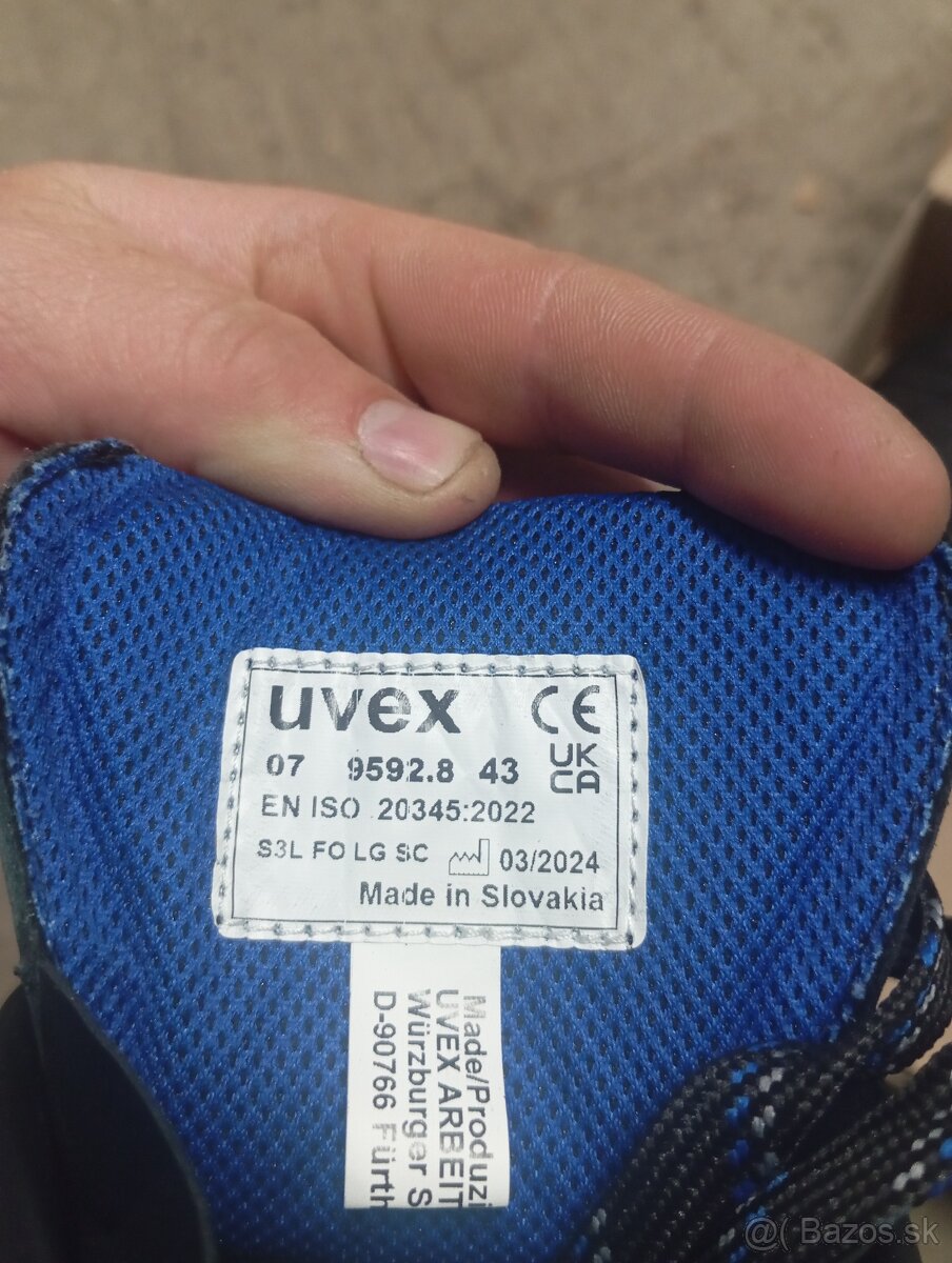 Predám pracovnú obuv Uvex letnú - 2