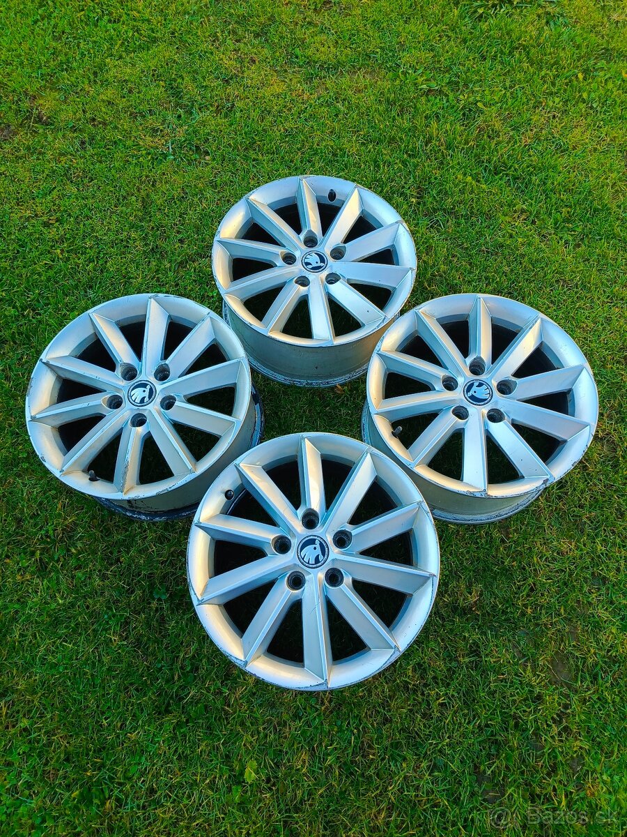 ŠKODA Superb elektrony / disky 5x112 R16 - 2
