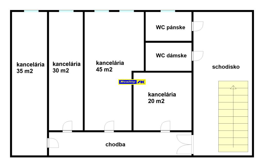 Kancelárie na prenájom Martin - 2