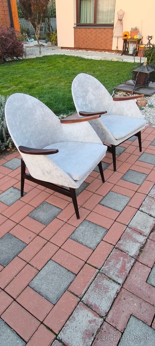 Retro kreslo škrupina - 2