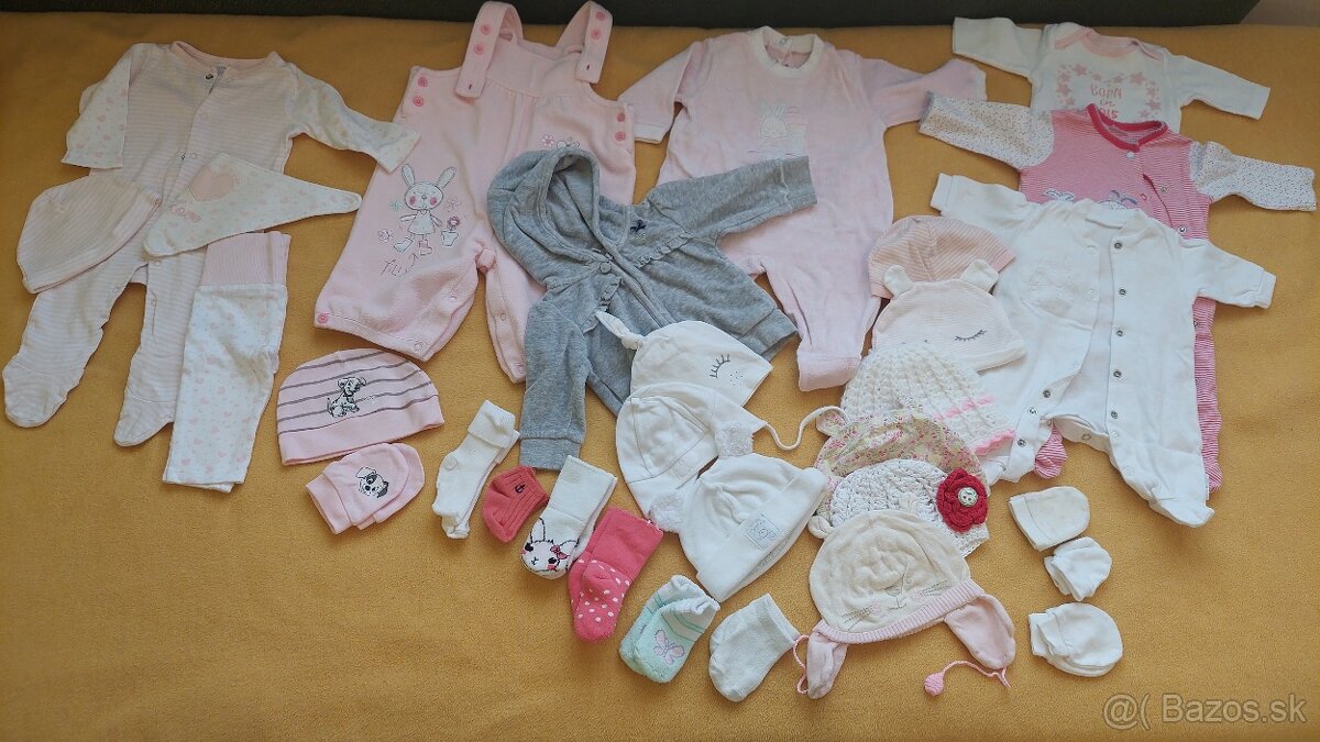 výbava pre novorodenca - dievčatko 0-3 mes. - 2