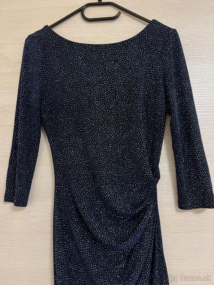 Modré koktejlové šaty Jakes - 2