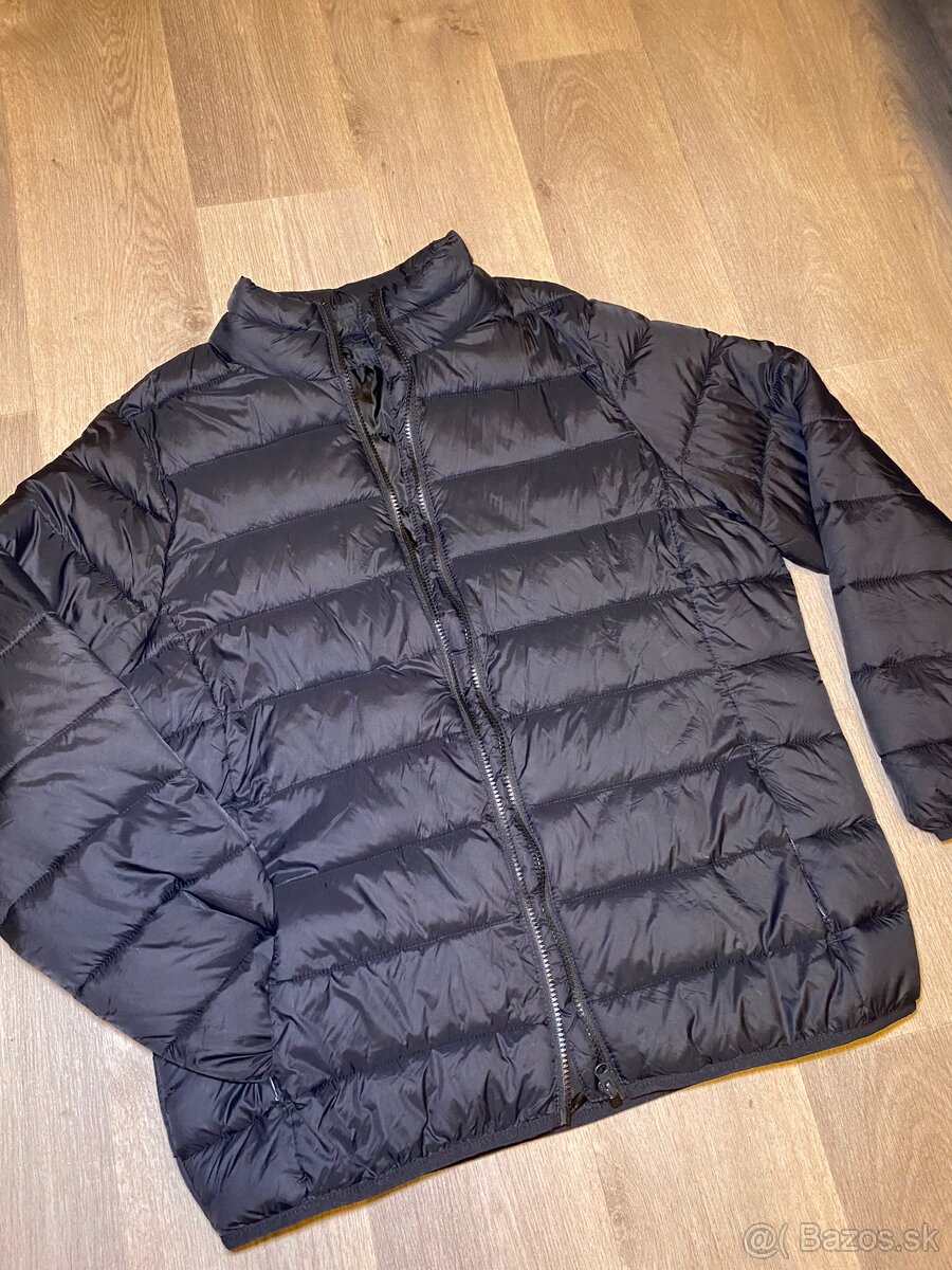 Čierna pánska jesensko-zimná bunda – veľ. M (nová) - 2