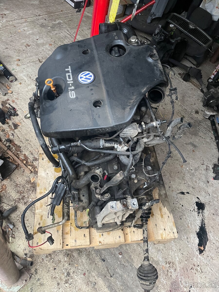 Motor 1.9 TDi 66kw ALH,81kw,Golf4,Octavia 1,leon,bora - 2