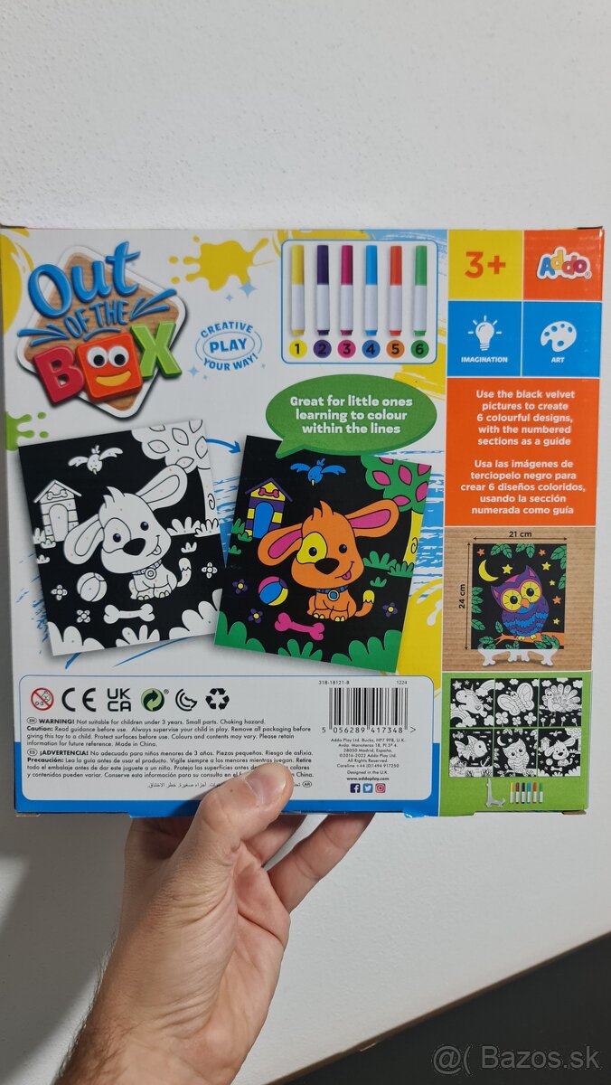 Moja prvá sada na vyfarbovanie podľa čísel - 2